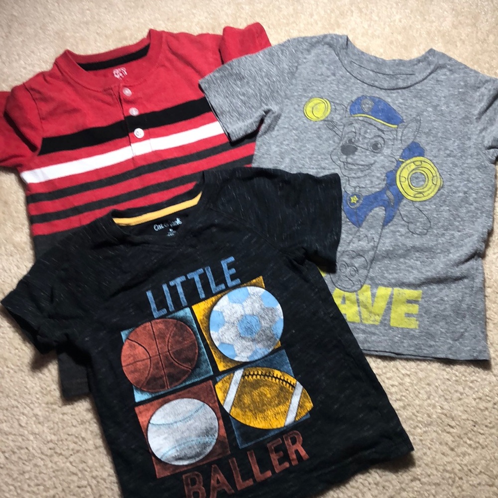 Little boys T-shirt pack size 4T.
